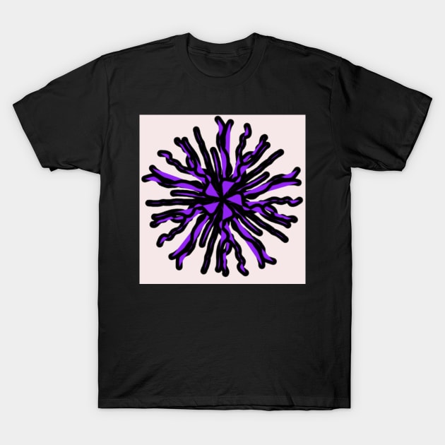 Purple Supernova T-Shirt by Ray Nichols